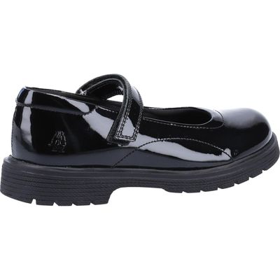 Hush Puppies Tally Senior Patent School Shoe 9