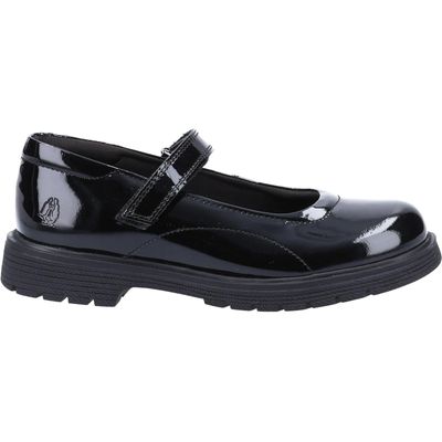 Hush Puppies Tally Senior Patent School Shoe 5