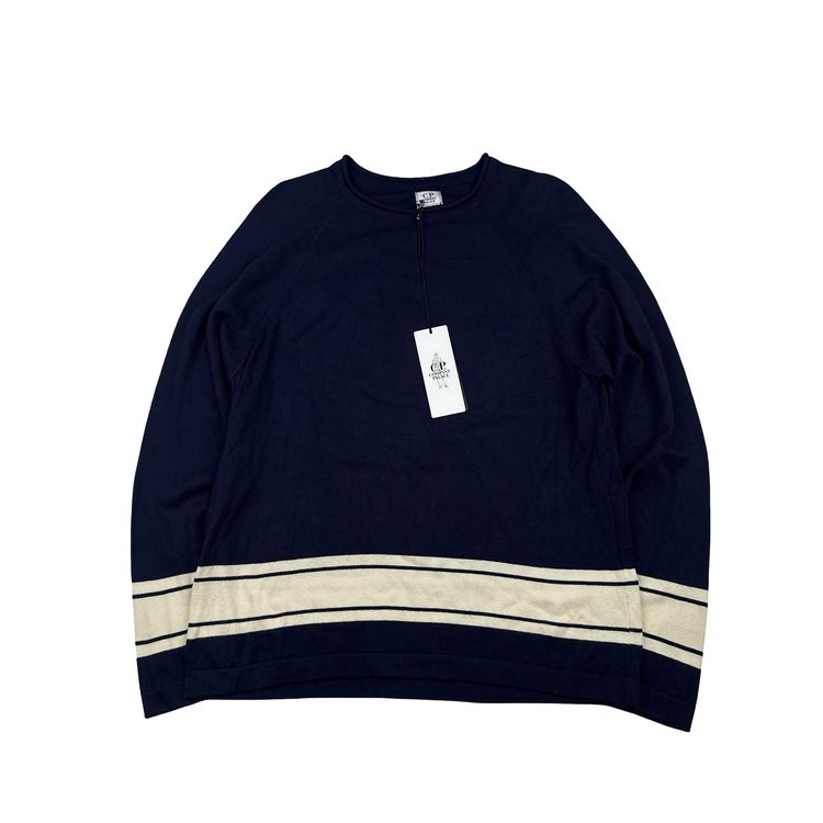 CP Company x Palace Navy Lightweight Spellout Knit - Large image 6