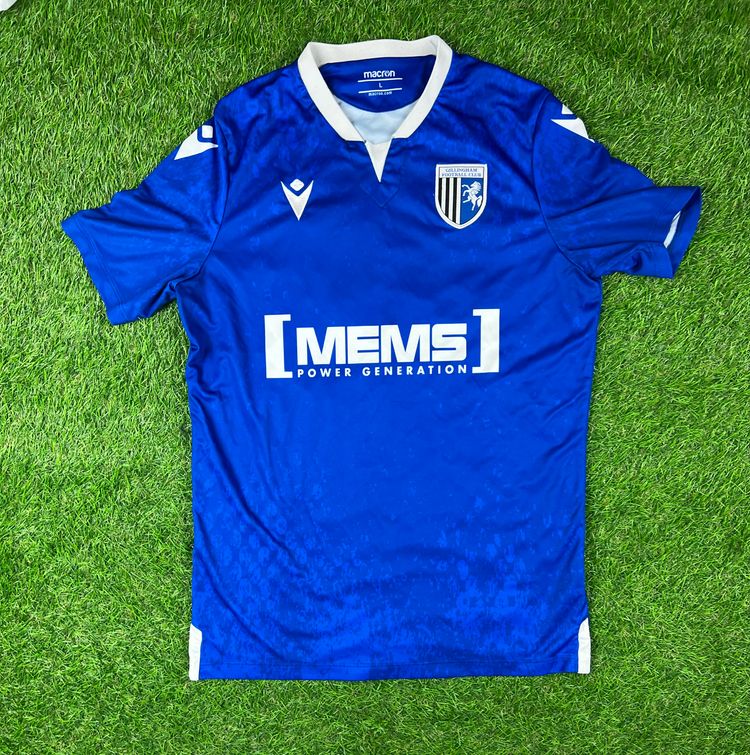 Macron Gillingham 2022/2023 home football shirt- macron- size large  product image