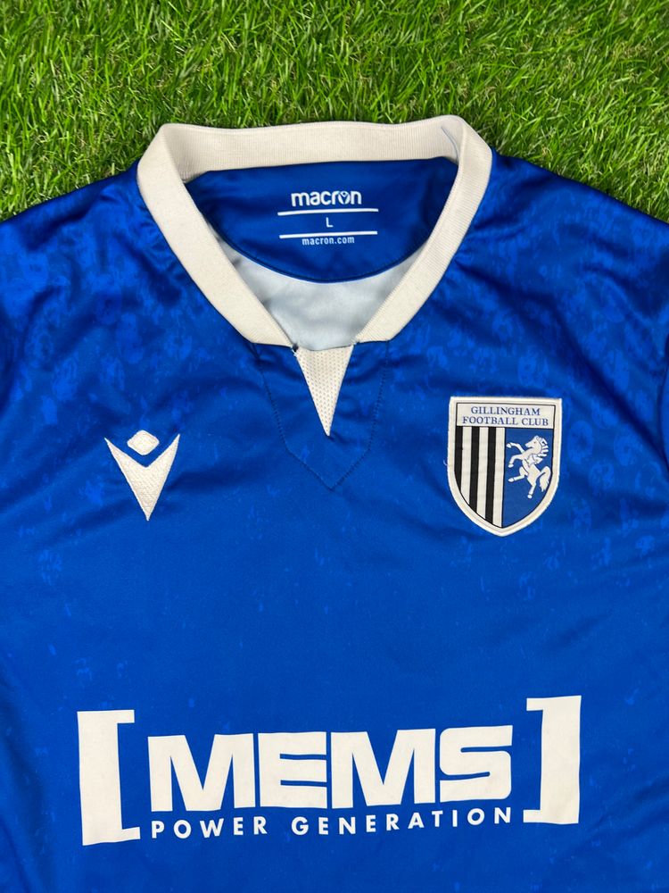 Gillingham 2022/2023 home football shirt- macron- size large  3