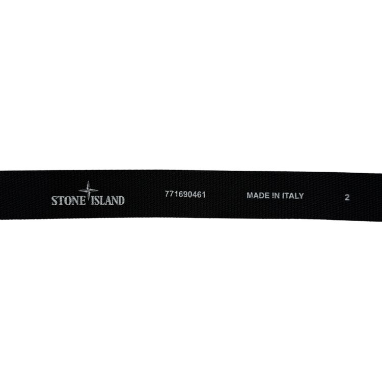 Cinturón Stone Island Junior negro - talla 85 cm image 5
