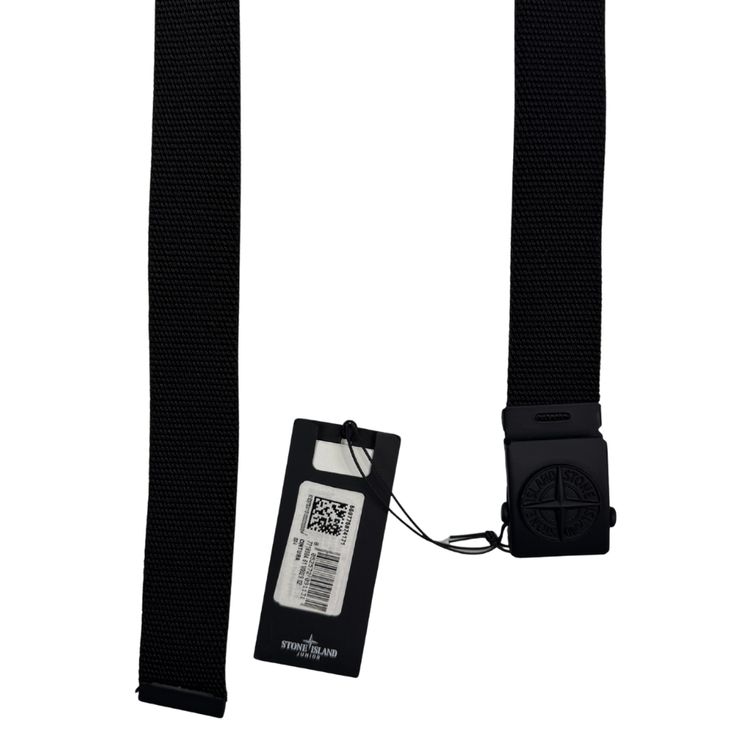 Cinturón Stone Island Junior negro - talla 85 cm image 4
