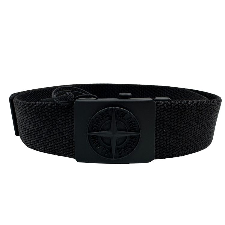Cinturón Stone Island Junior negro - talla 85 cm image 7