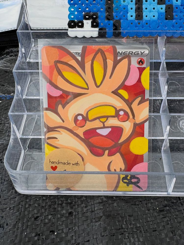 Handmade Illustrated Pokemon Card image 1