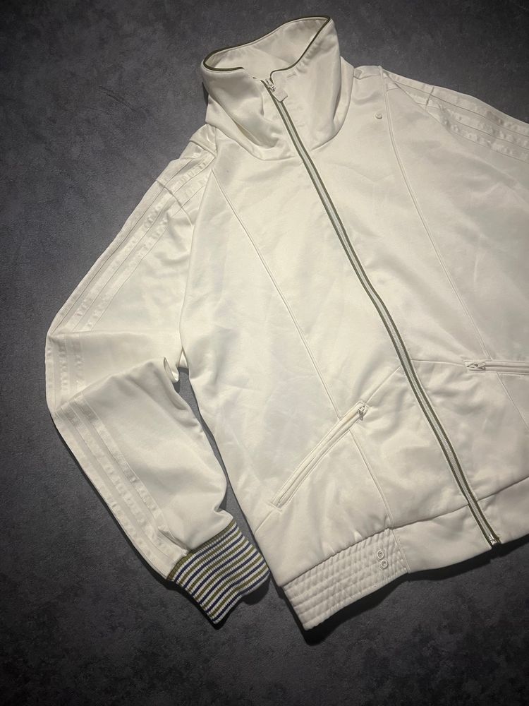 Adidas White Track Jacket image 2