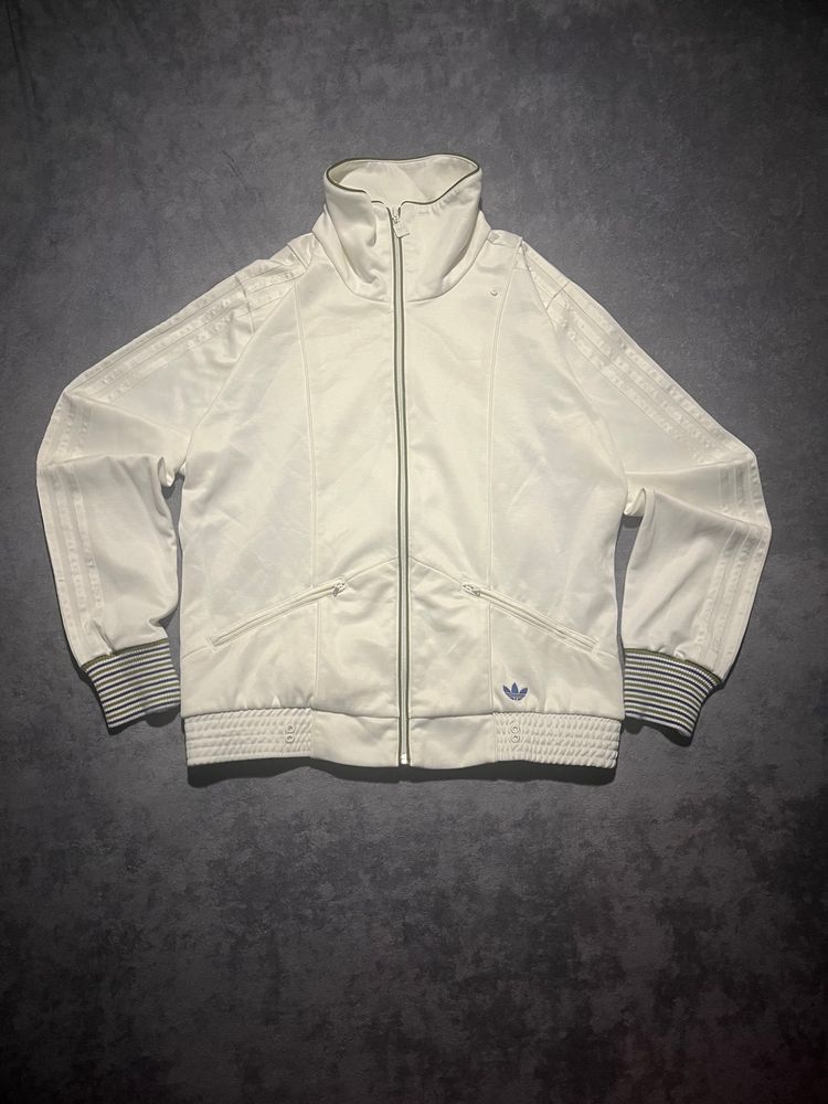 Adidas White Track Jacket