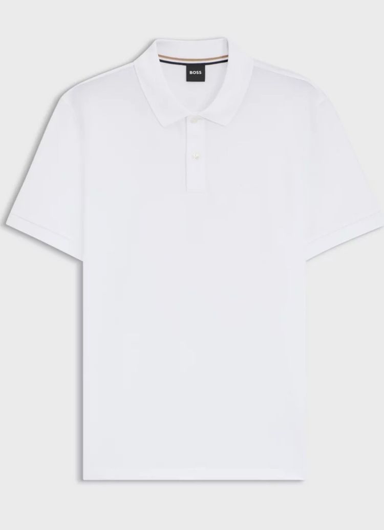Boss White Polo Shirt