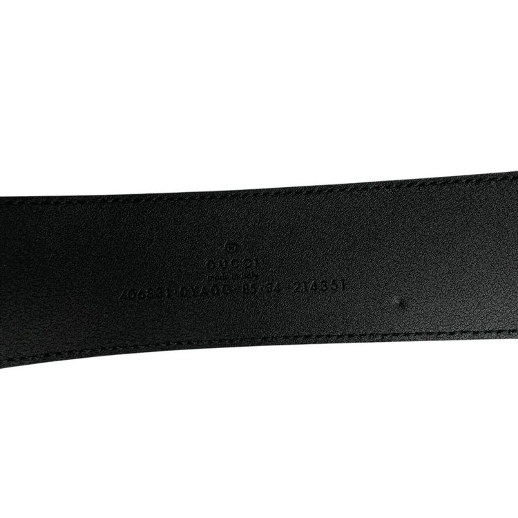 Immagine di Gucci Leather GG Marmont Belt 2