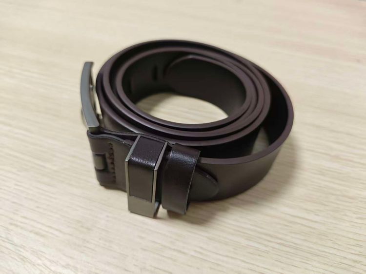 Black Leather Belt image 1