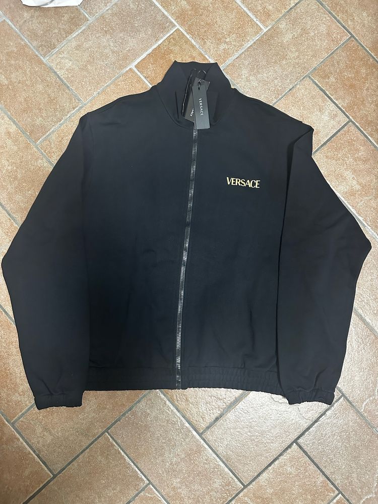 Versace Black Zip-Up Jacket