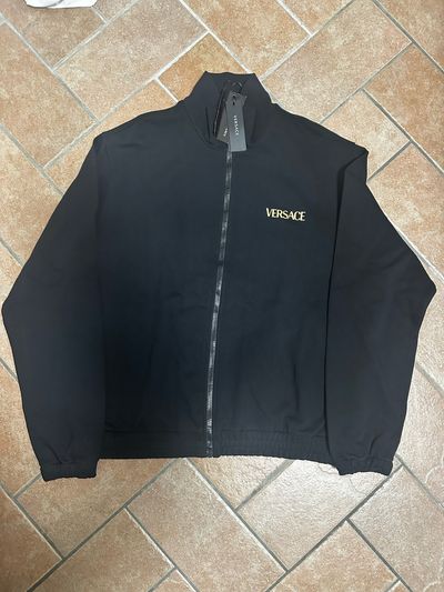 Versace Black Zip-Up Jacket