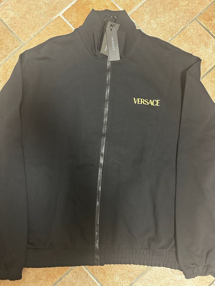 Versace Black Zip-Up Jacket image 2