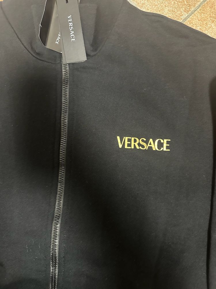 Versace Black Zip-Up Jacket image 3