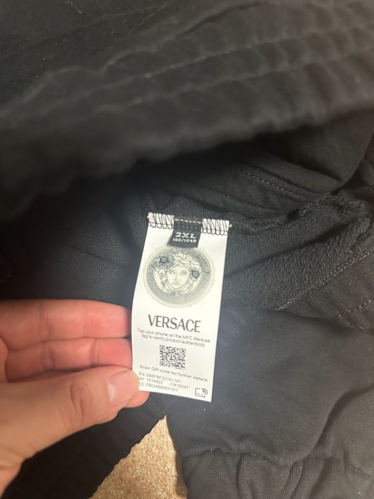 Versace Black Zip-Up Jacket image 6