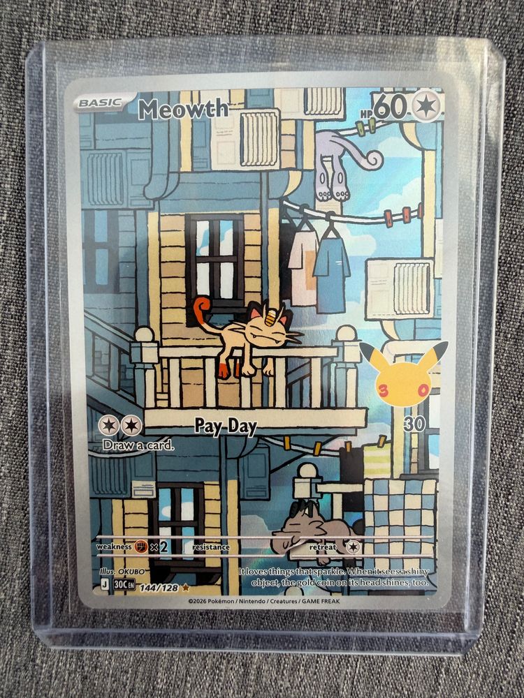 Meowth Pokémon Card