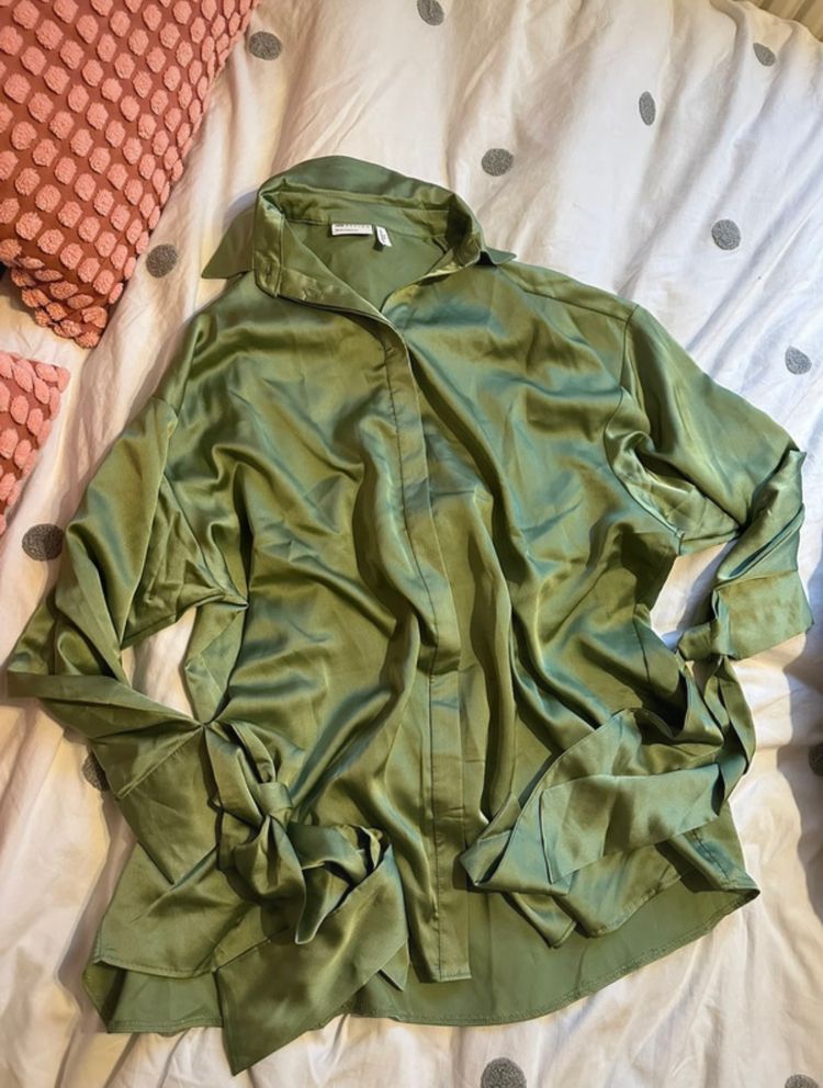 Asos satin shirt 