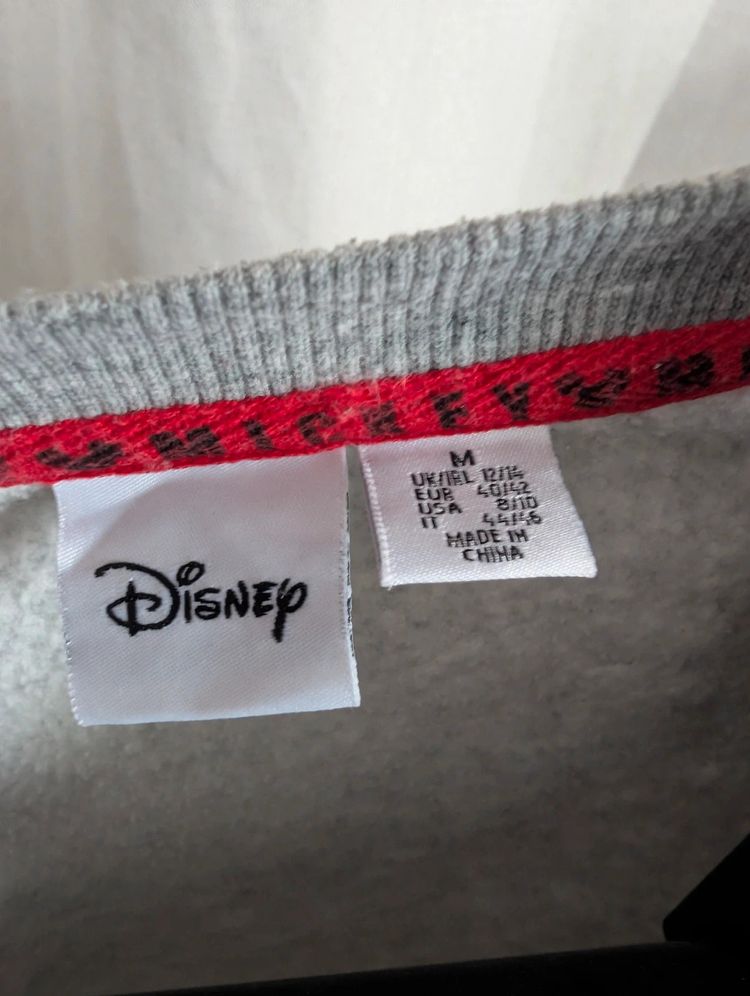 Disney Mickey Mouse Grey Sweatshirt Jumper Primark UK 12/14 M image 6
