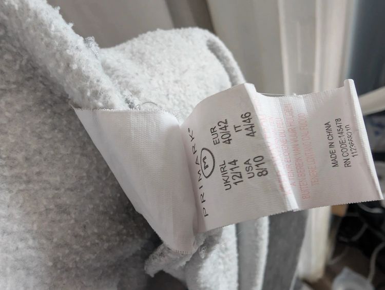 Disney Mickey Mouse Grey Sweatshirt Jumper Primark UK 12/14 M image 9