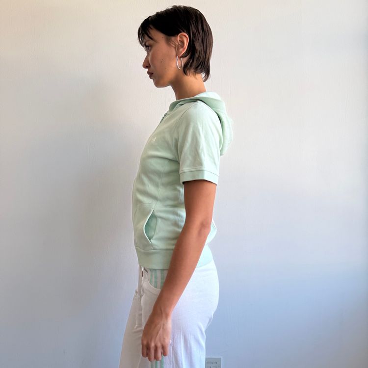 Immagine di White + mint Adidas flared yoga set - Size M 3