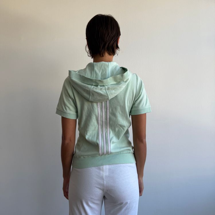 Immagine di White + mint Adidas flared yoga set - Size M 8