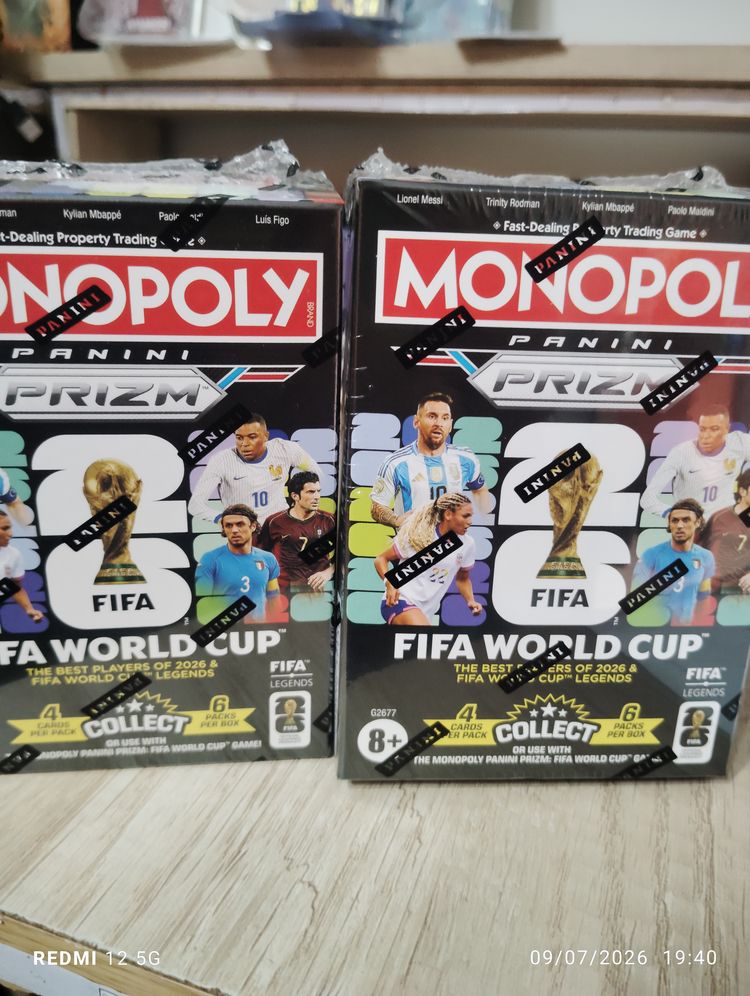 2 spot x 2 cajas de Monopoly fifa World Cup