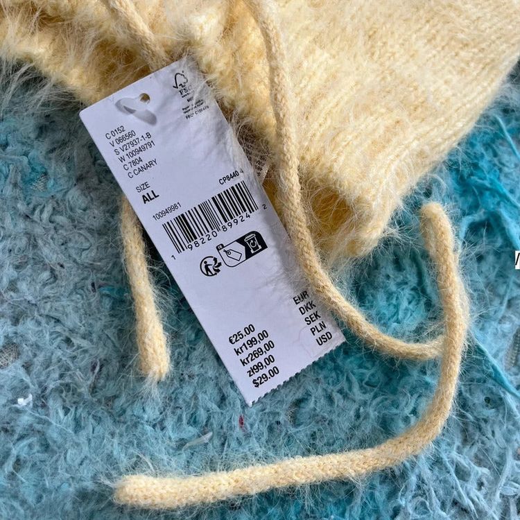 Immagine di Yellow Urban Outfitters Loose Knitted Hood 4