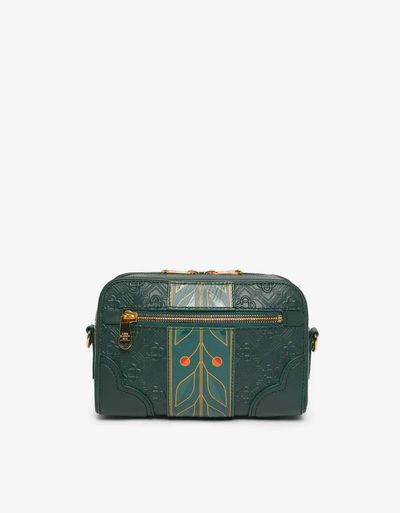 Casablanca Green Monogram Crossbody Bag 2