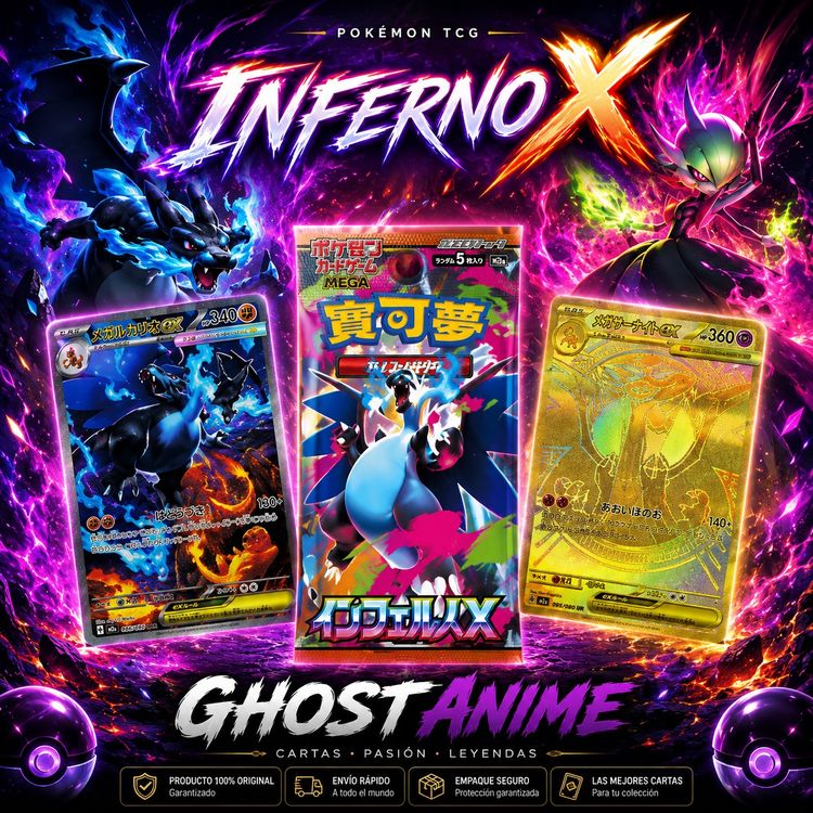 PACK 10 SOBRES Pokémon Tcg Inferno X JP image 1