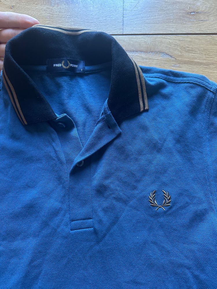 Immagine di Fred Perry Blue Polo Shirt 2