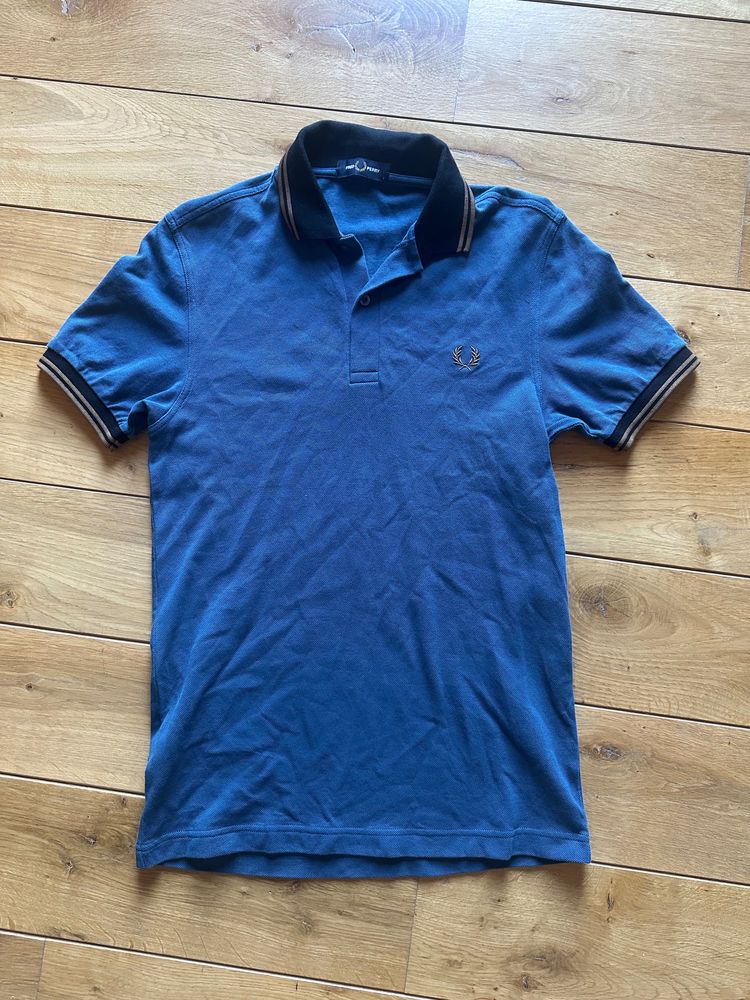 Fred Perry Blue Polo Shirt