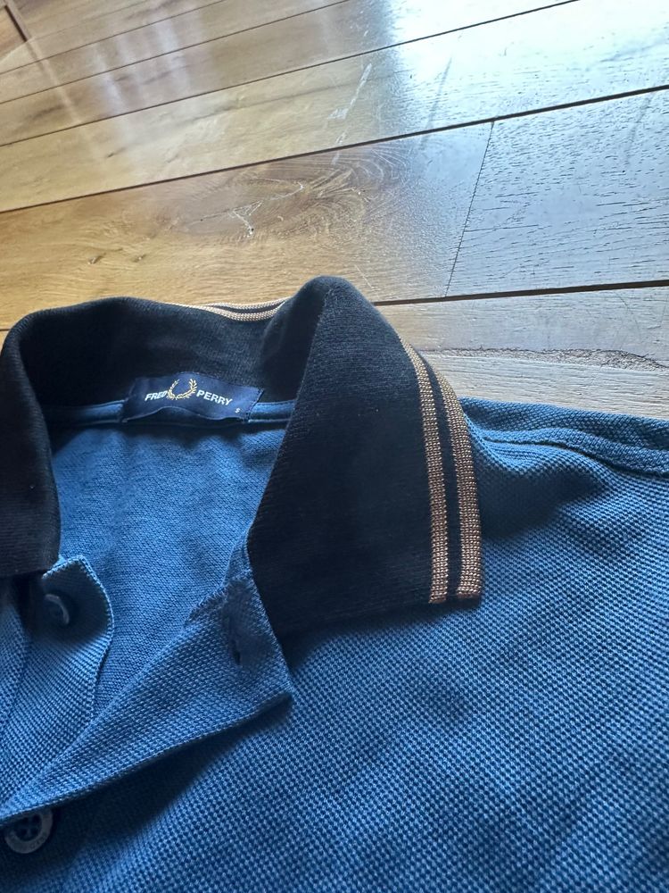 Immagine di Fred Perry Blue Polo Shirt 4