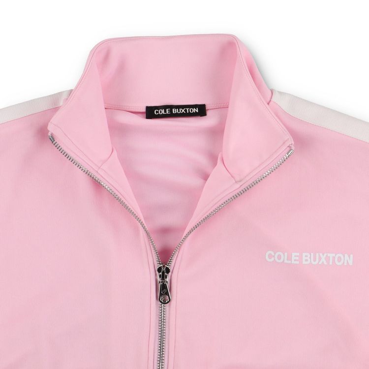 Cole Buxton Pink Tape Logo Oversized Track Jacket image 7