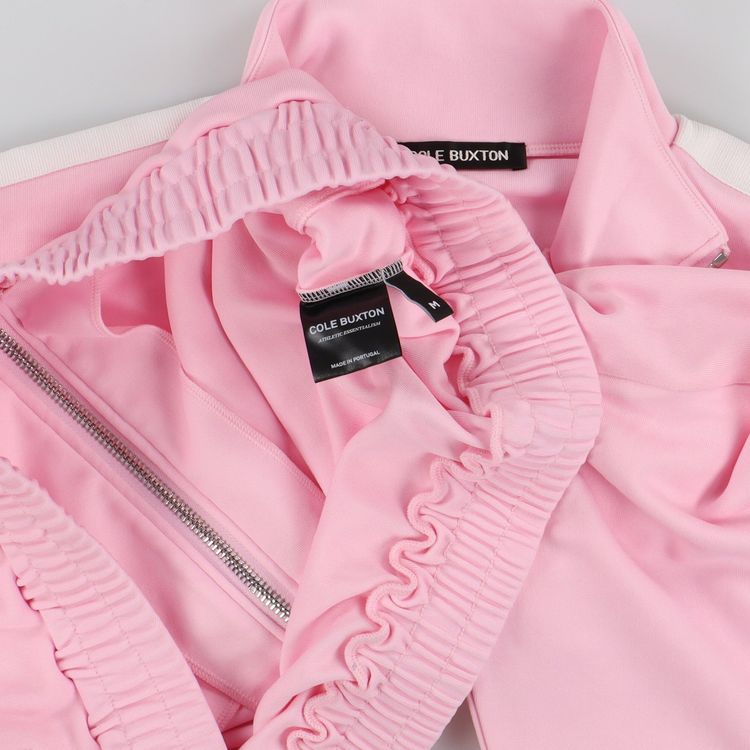 Cole Buxton Pink Tape Logo Oversized Track Jacket image 6