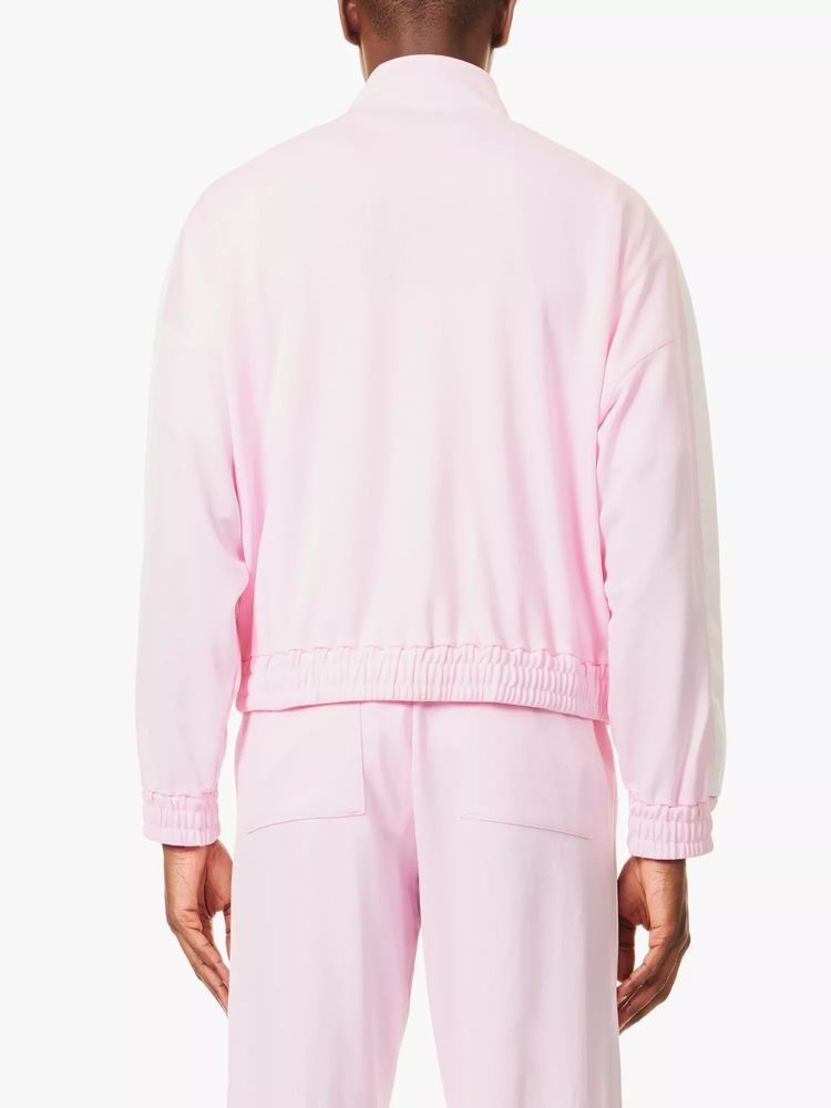 Cole Buxton Pink Tape Logo Oversized Track Jacket image 5