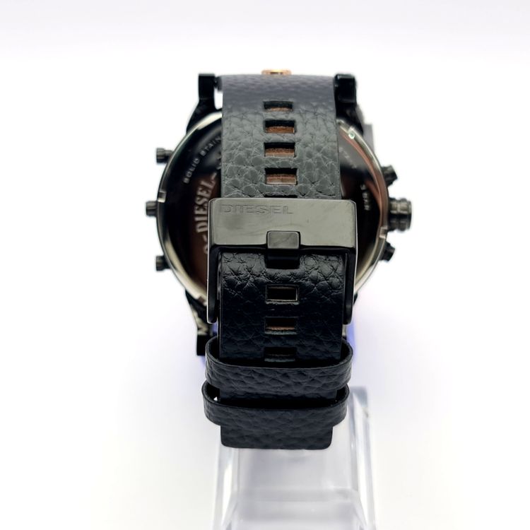 Diesel DZ7350 Leather Strap With Black Dial Men's Watch 7