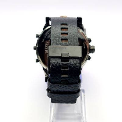 Diesel DZ7350 Leather Strap With Black Dial Men's Watch 7