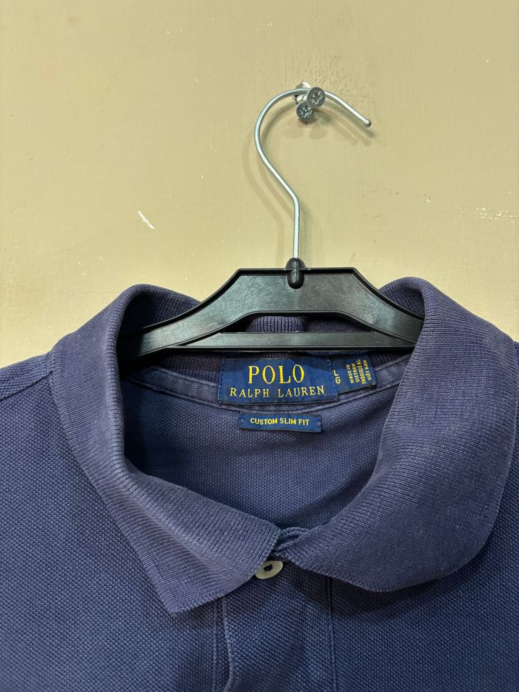 Polo Ralph Lauren Navy Blue Polo Shirt image 3