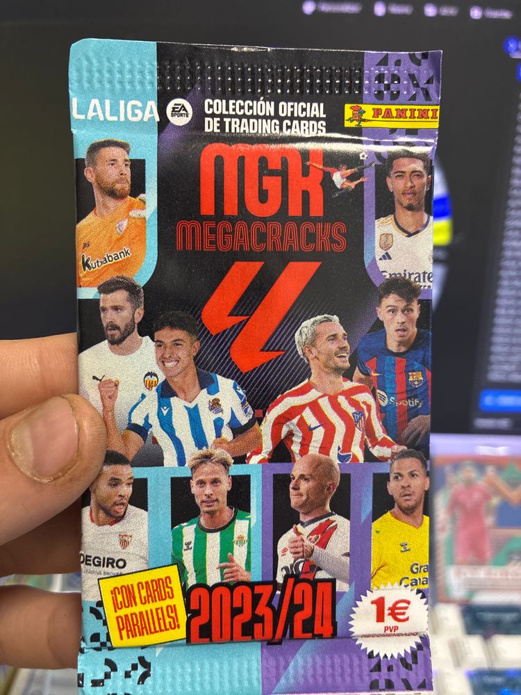 Panini Laliga Megacracks 2023/24 Trading Cards Pack