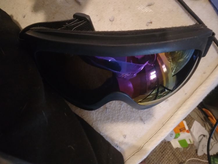 Black Ski Goggles imagen 1