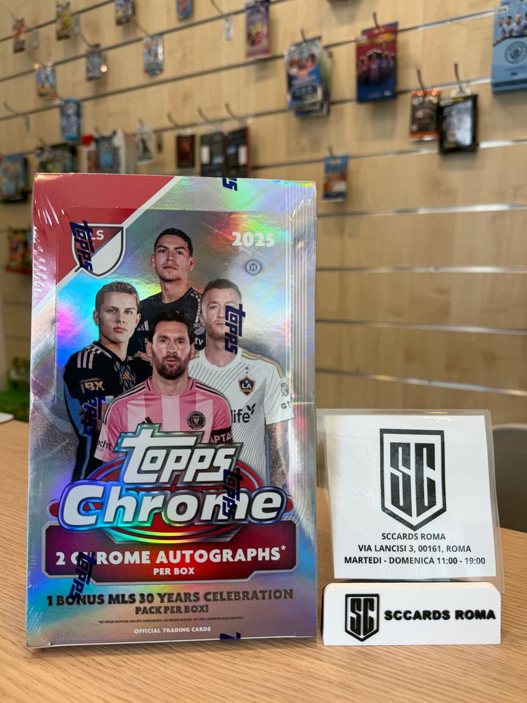 Topps BREAK X1 box 2025 Topps Chrome MLS - Hobby Box product image