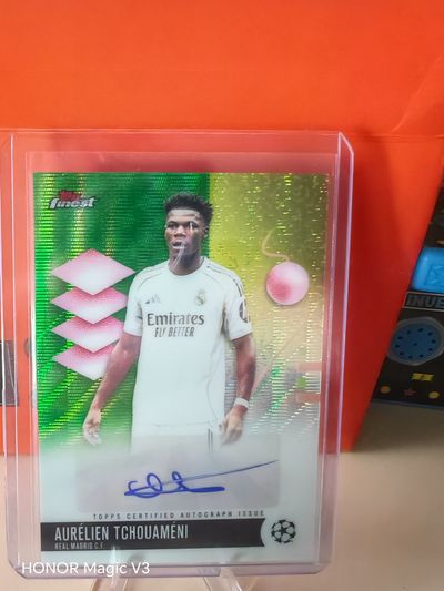 Topps Finest Uefa Club Competitions 2025/26 Autograph Card