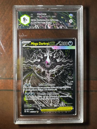 Mega Darkrai ex SIR - Pokémon TCG Buio Pesto 116/084 ITA - Gradata GRAAD 9.5