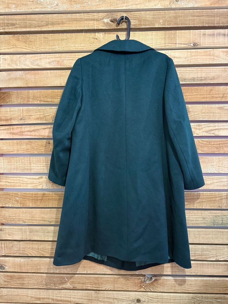 Vintage 60s Wool double breasted Pea Coat. Teal. Free sizing. image 4