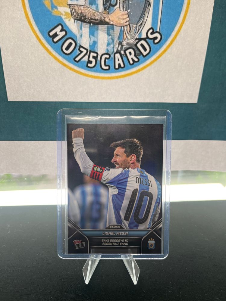 Lionel Messi Topps Now