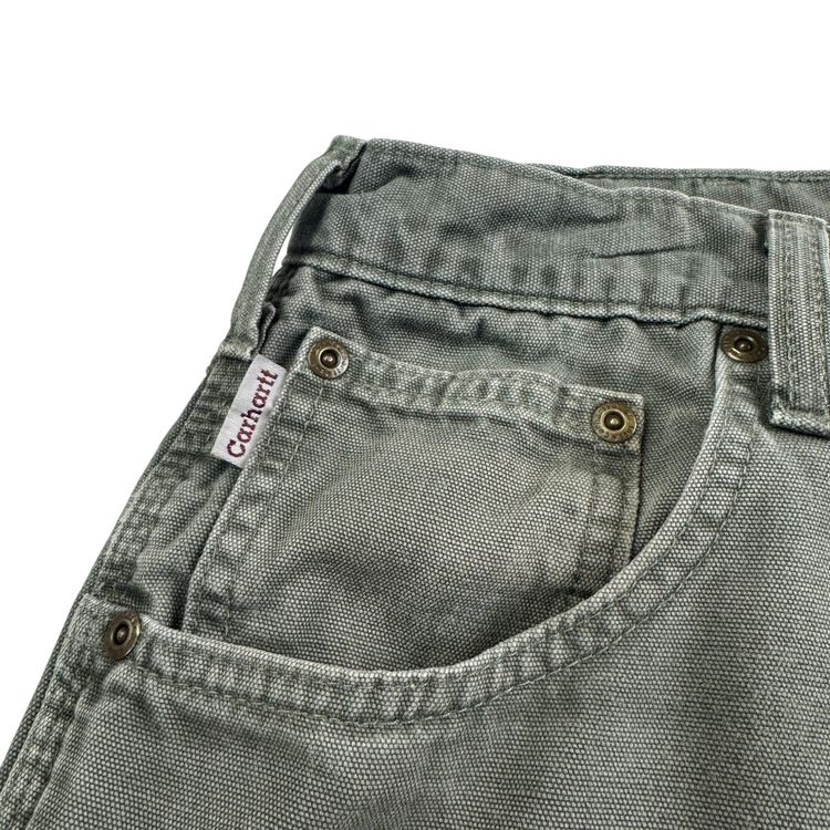Carhartt Carpenter Loose Fit Workwear Trousers Green imagen 6