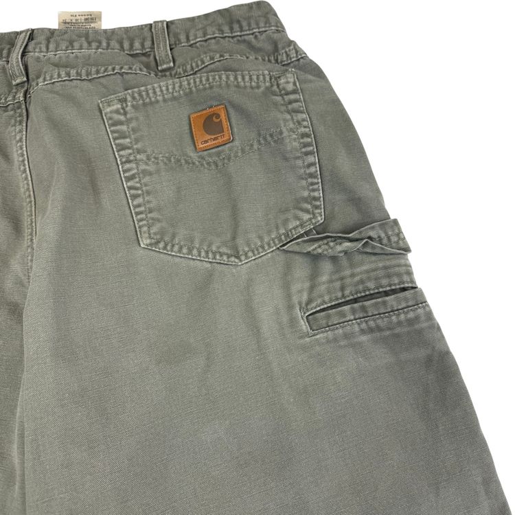 Carhartt Carpenter Loose Fit Workwear Trousers Green imagen 4