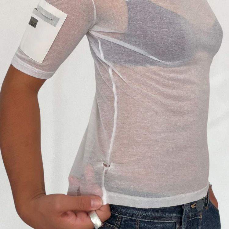 Marithé + François Girbaud sheer T-shirt 8