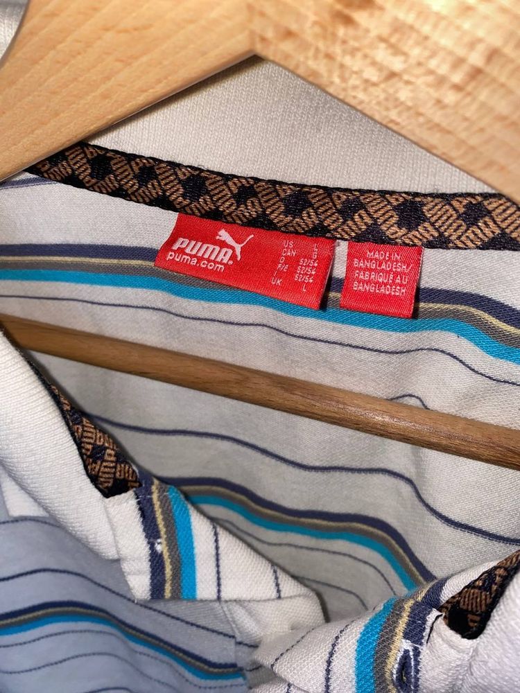 Puma striped polo shirt L image 3
