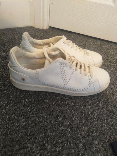 Valentino GARAVANI White Leather Sneakers UK 8